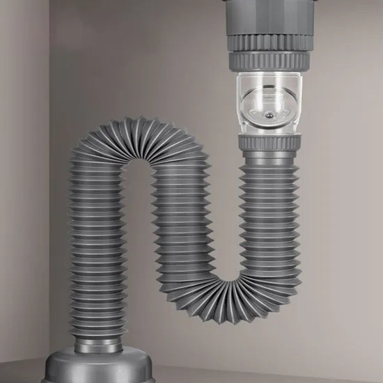 DrainGuard™ Sifón Anti-Olores para Fregadero – Elimina el Mal Olor del Desagüe